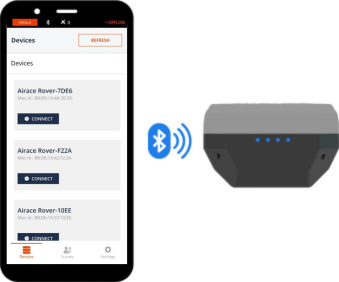 Airace Device Connection