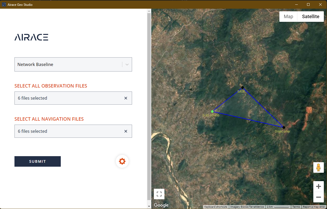 Airace Geo Studio Network Baseline