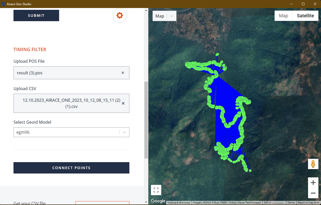 Airace Geo Studio Timing Filter